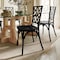 Flash Furniture Brooklyn Commercial Grade Black Solid Wood Stackable Dining Chair with Intricate Back Detail ZH-8100-5-BLK-GG - alternate 7